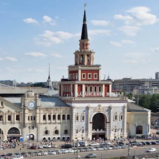 Kazansky Railway Station in Moscow. Project of reconstruction. 