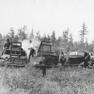 BAM. Zeyskaya expedition to the Tungala river in 1969. 