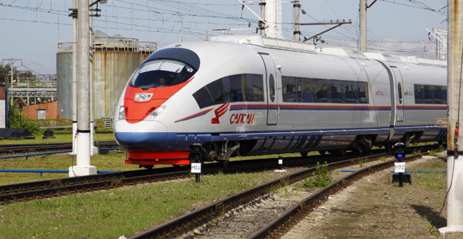 The project of the first high-speed passenger mainline Moscow  Kazan in Russia.